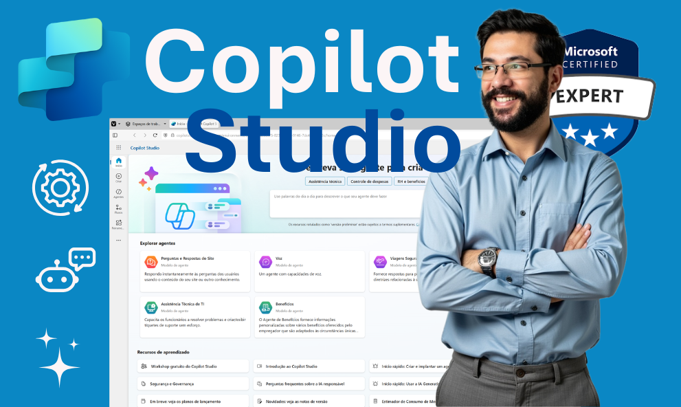 Agentes de IA com o Microsoft Copilot Studio - VisionShare Treinamentos