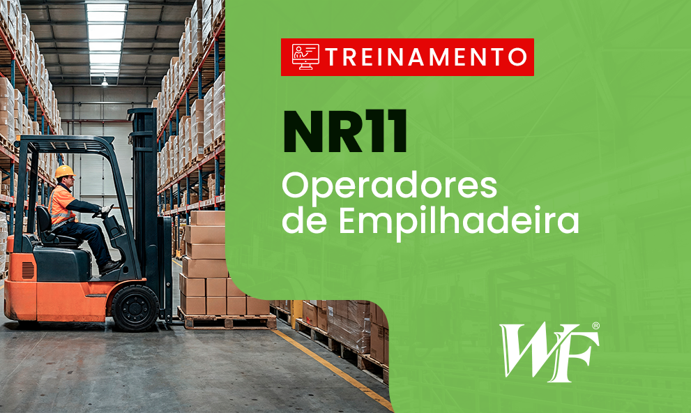 Treinamento de NR11 - Empilhadeira Formação (Parte teórica)